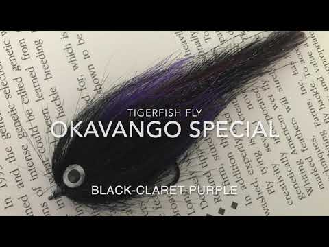 Tigerfish Fly * Okavango Special * Black-Claret-Purple