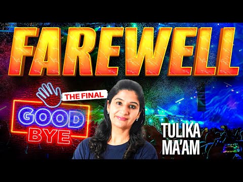Tulika Ma'am Farewell by UGC NET Team | UGC NET Testbook Team Best Wishes
