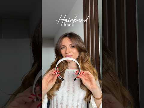 How to wear headband correctly #hairhacks #easyhairstyle #hairtutorial #longhair #cabelo #shorts