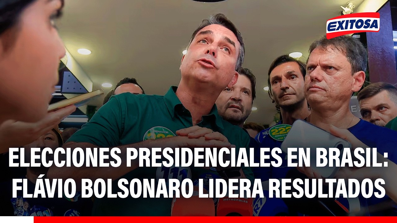 🔴🔵 Elecciones presidenciales en Brasil: Flávio Bolsonaro lidera resultados