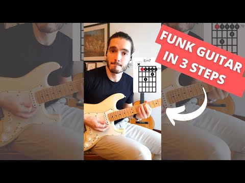 How To Play Funk Guitar in 3 Steps #Shorts