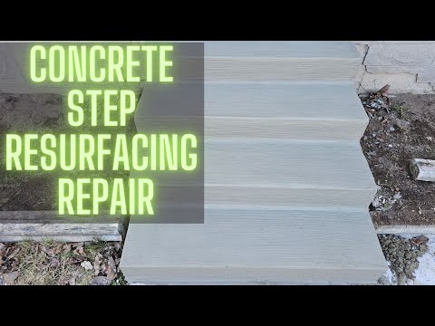 CONCRETE STEP RESURFACING REPAIR