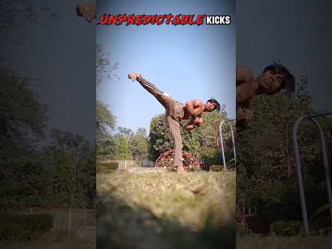 Unpredictable kicks 🔥 #knockout #taekwondo #training #karate #martialarts #fighting #kick #shorts