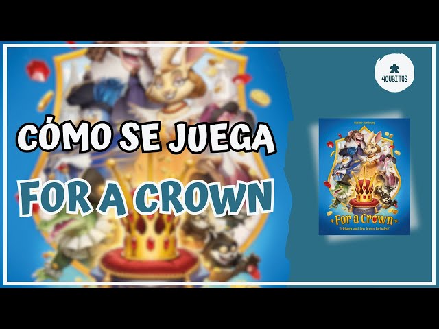 Vídeo relacionado con Repos Production | For a Crown | Juego de Mesa | A Partir de 8 Años | De 3 a 5 Jugadores | 30 Minutos por Partida | Español