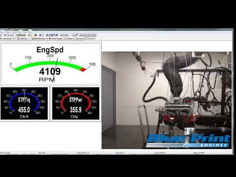 BluePrint Engines 383 Stroker Dyno Testing BP38318CTF1