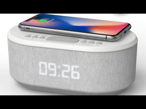 Smart Alarm Clock with Wireless Charging video thumbnail