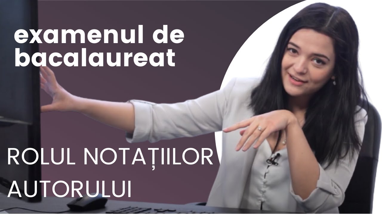 Watch Prezinta In Minimum 50 De Cuvinte Rolul Notatiilor Autorului Now Bacalaureat 2021 - Rolul nota?iilor autorului | ?coala Altfel
