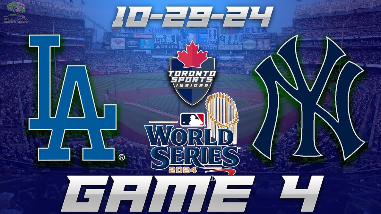Los Angeles Dodgers vs New York Yankees World Series Game 4 LIVE Stream Game Audio | MLB Cast & Chat