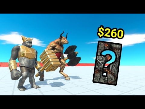 Ghor hammer with minotaur vs random team same price animal revolt battle simulator