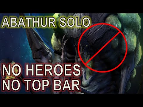 Abathur SOLO, without Heroes or Top Bars! | Starcraft II: Co-Op