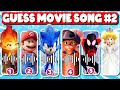 Guess The Movie By Song | Netflix Puss in Boots, Super Mario Bros, Sonic, spider Man , Elemental.#2