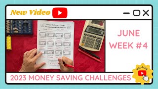 Budgeting Money Savings Challenges - June Week #4 - TracEy Monster Savings on Etsy