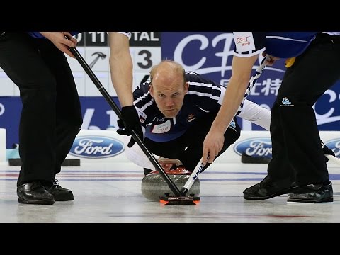 CURLING: CAN-SCO World Men's Chp 2015 - Draw 14 - HIGHLIGHTS