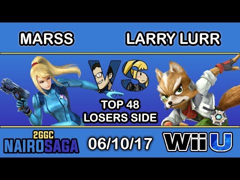 2GGC: Nairo Saga - Marss (Zero Suit Samus) Vs. MSF | Larry Lurr (Fox, MK) Top 48 Losers Side