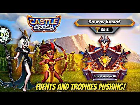 6000 Trophies 🏆 Completed from Archer Queen deck | Upcoming Event Details | Castle Crush
