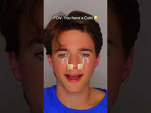 When you have a cold 🤧🤒