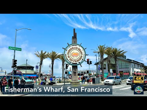 Fisherman’s Wharf and Pier 39, San Francisco - 4K Walking Tour