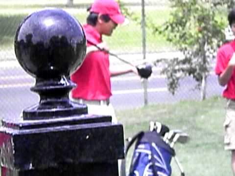 my little brother omar @ Rec 9 golf course for junior golf 7/15/2010