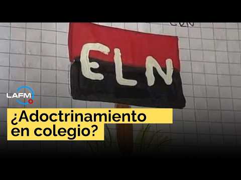 Profesora habría pedido dibujar banderas del ELN y FARC