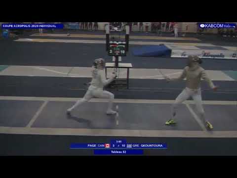 Athens World Cup SWS 2020 - L32 - Page CAN v Gkountoura GRE