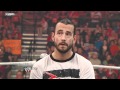 Raw - CM Punk crashes Alberto Del Rio's victory speech