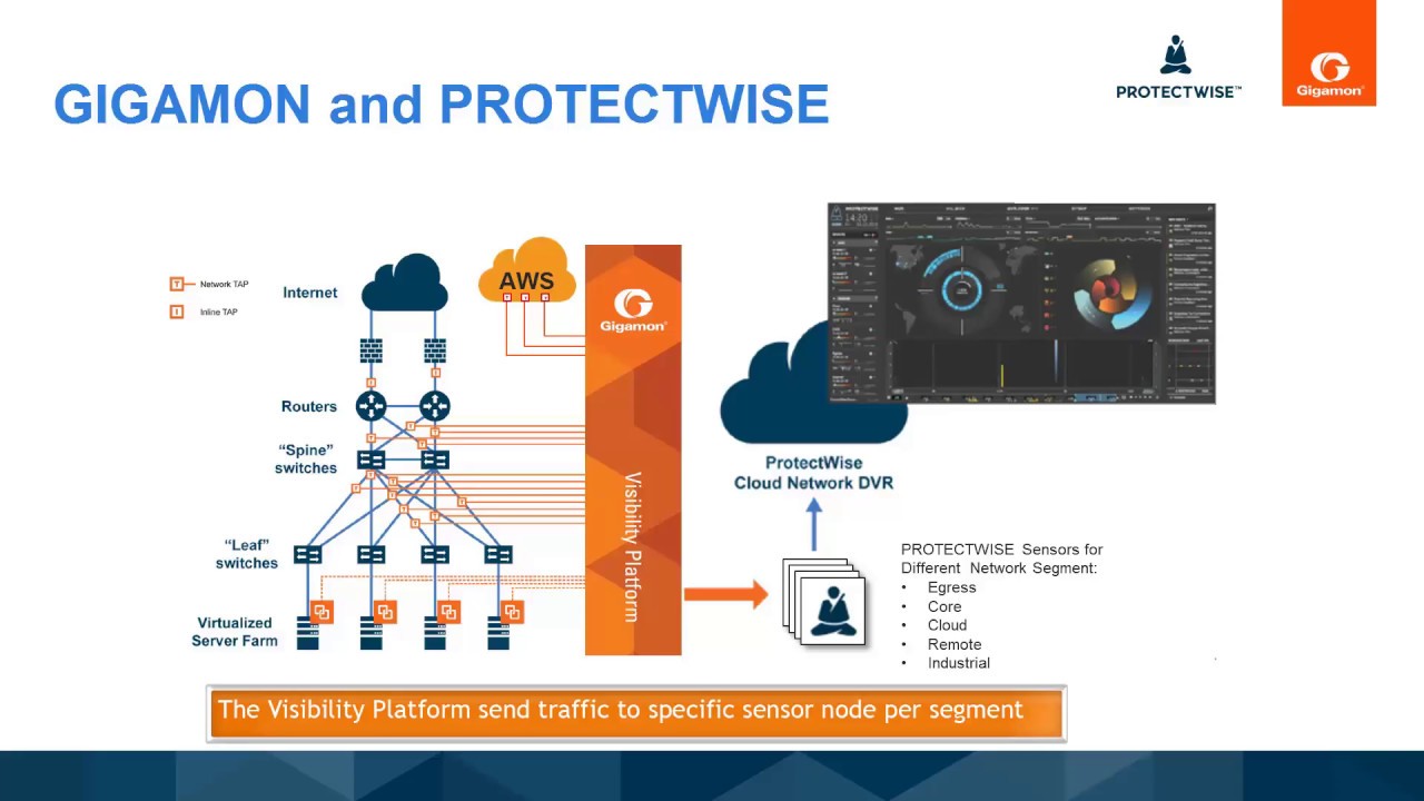Visibility Platform using Protectwise Real Time Security Protection