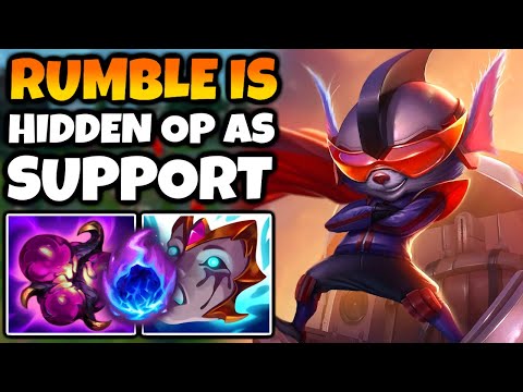 A viewer made me play Rumble Support. I did the most damage on my team. He is actually insane.