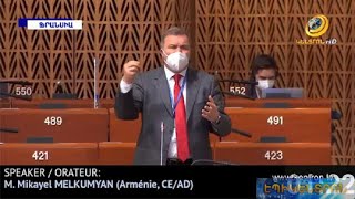 «Մեր խնդիրն Ադրբեջանի հետ է, բայց նաև ձեզ հետ. դու՛ք պետք է միջոցներ ձեռնարկեք». Մելքումյանը՝ԵԽԽՎ-ին
