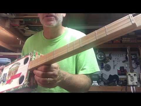 Blues Scale Cigar Box Guitar