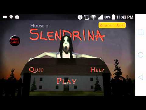 Scariest game ever??? Slendrina gameplay