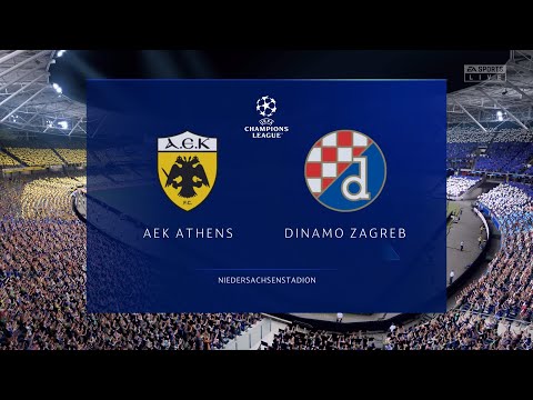 AEK Athens vs Dinamo Zagreb (08/08/2023) UEFA Champions League FIFA 23