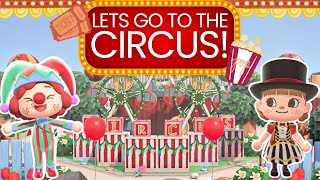 Circus Themed Island Tour | Animal Crossing New Horizons ACNH 2025
