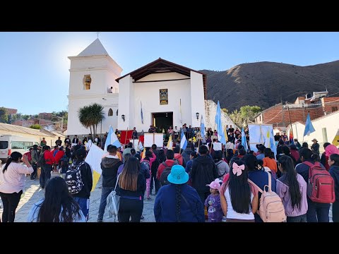 Llegada de las comunidades a Santa Victoria Oeste - fiesta patronal San Santiago Apóstol 2026