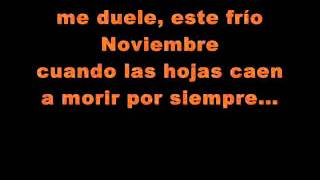 Reik Noviembre sin ti Letra