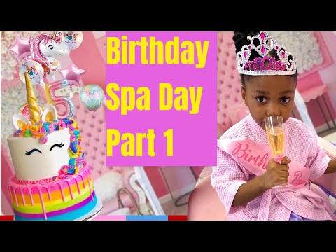 Faiths Birthday Spa Day At Glitter And Glam / Part 1 / 🎂✨💎🥳🎈