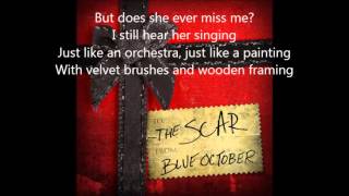 The Scar Blue October (Lyrics)