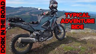 Kawasaki KLE500 vs a "Typical Adventure Ride" Scenario (We Found Snow!)
