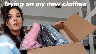 everything I bought this week HAUL + try on clothing vlog
