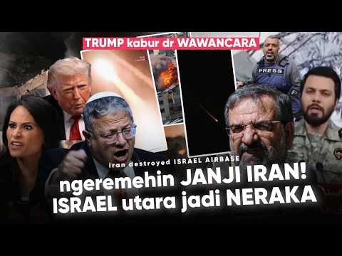 PEMBALASAN untuk LEBANON “IRAN jadikan ISRAEL UTARA NERAKA” Trump kabur dr Interview Marah ke Israel