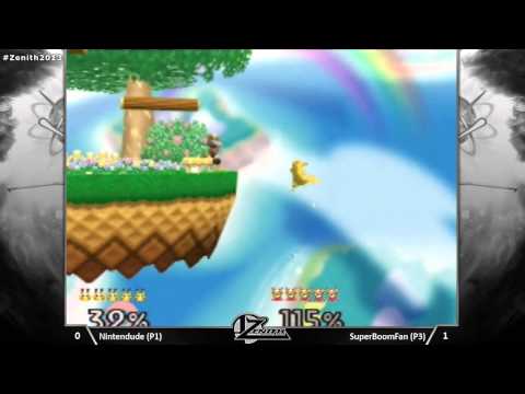 Zenith 2013 - Nintendude (Mario, Pikachu) Vs. SuPeRbOoMfAn (Fox) - Winners Semis - Smash 64