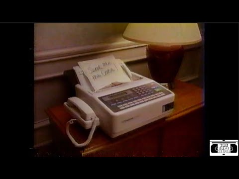 Pitney Bowes Fax Machine Commercial - 1988