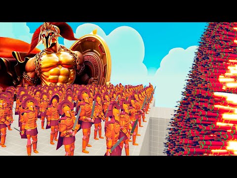 100x GOD ARES + 1x GIANT vs EVERY GOD - Totally Accurate Battle Simulator TABS