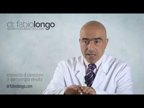 Intervento di correzione di ipermetropia elevata