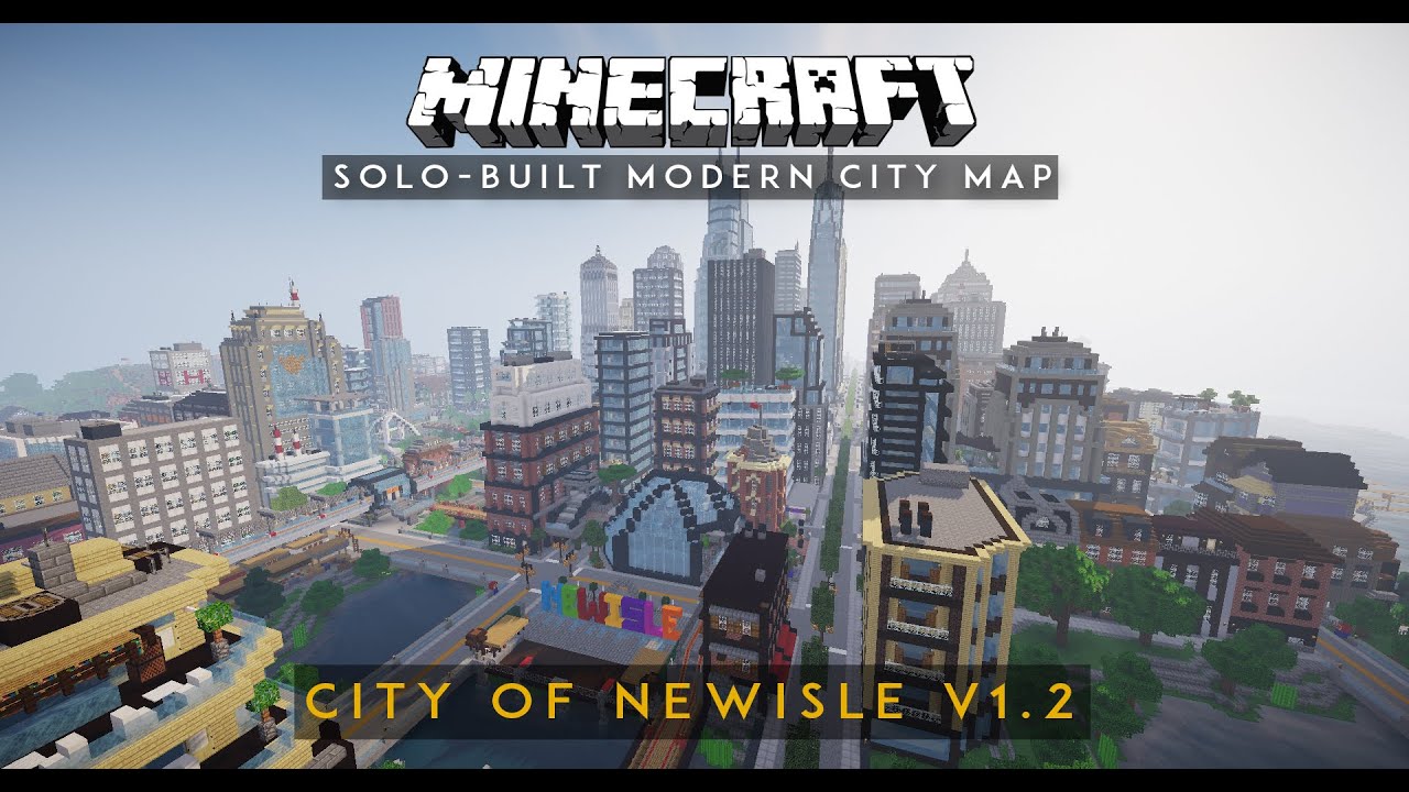 Tour the 'Minecraft' city that took 2 years to build