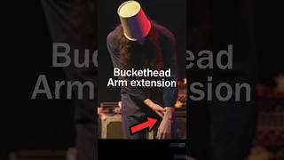 Buckethead pulls an extra 6 inches on stage!!! 😲😂 #guitar #music #buckethead #shorts #magic #alien