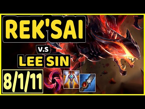 DIAMONDPROX (REK'SAI) vs LEE SIN - 8/1/11 KDA JUNGLE GAMEPLAY - EUW Ranked GRANDMASTER