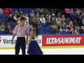 Laurence FOURNIER BEAUDRY Nikolaj SORENSEN SD Finlandia Trophy 2016