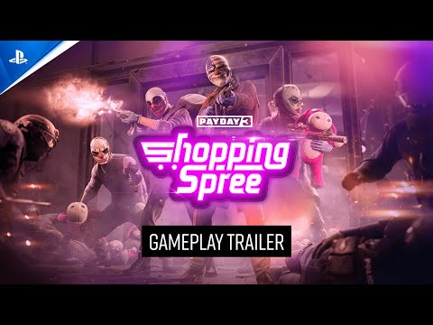 Payday 3 - Shopping Spree DLC Gameplay Trailer | PS5 Games