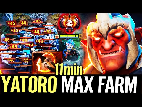 🔥 YATORO Troll Warlord 11min Fury — Max Speed Fast Farm 100% Legit Carry Dota 2 Pro