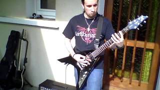 ESP LTD Ninja 600 jam on Mesa Boogie Dual Rectifier Stack channel 2